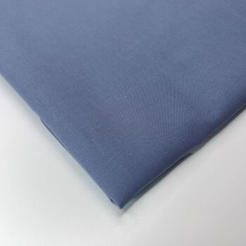 100% COTTON,  BY CHATHAM GLYN, 150 CMS WIDE, 60 COUNT. Cadet blue.