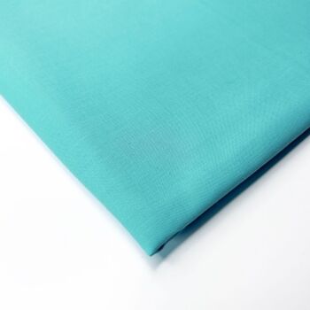 100% COTTON,  BY CHATHAM GLYN, 150 CMS WIDE, 60 COUNT. Aqua