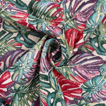 NWF018 - Monstera Luxury Weight Tapestry Cotton Rich Fabric