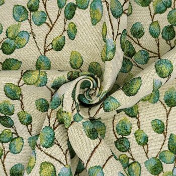 NWF077 - Eucalyptus Leaves Small Luxury Weight Tapestry Cotton Rich Fabric