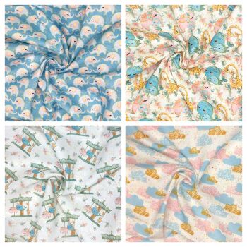 Harmony nursery range from Chatham Glyn Crafty Fabrics, 4 co-ord designs to choose from.