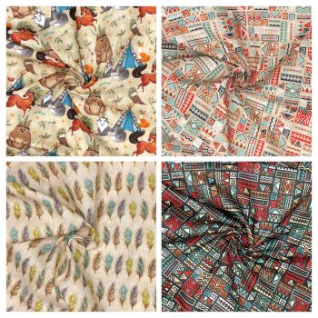 Boho range from Chatham Glyn Crafty Fabrics, 4 c0-ord designs to choose from.
