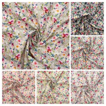Small roses range from Chatham Glyn Crafty Fabrics, 6 colour ways to choose from.