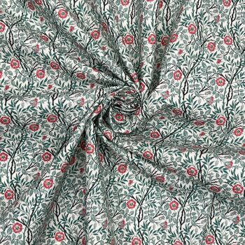 CPR017 - Sweet Briar Digitally Printed onto a Premium 200 Thread-Count Percale 100% Cotton Fabric
