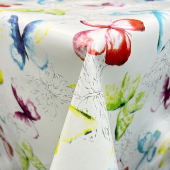PVC AS70 Beautiful Butterfly from Chatham Glyn. Tablecloth fabric.