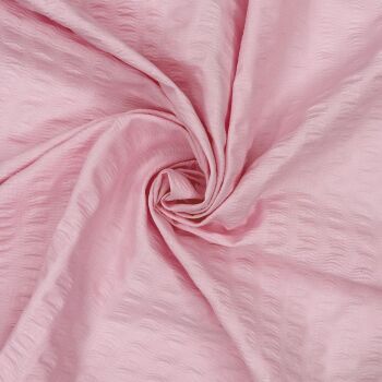 SEERSUCKER, 100% cotton - pink.
