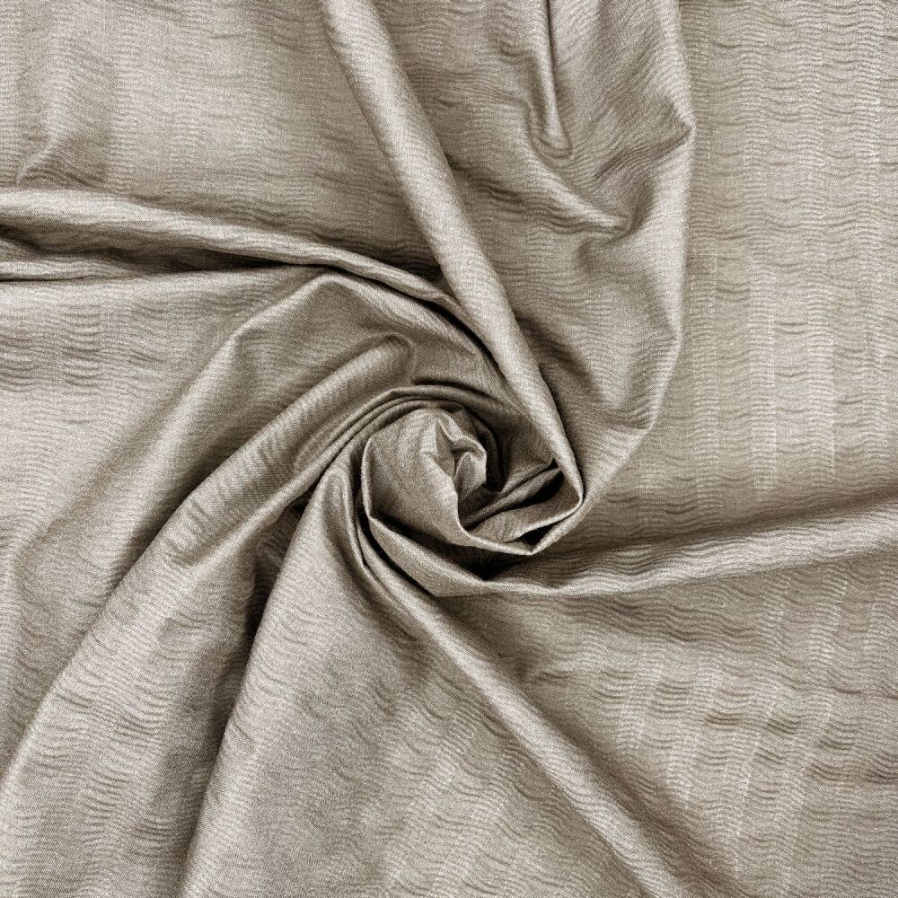 SEERSUCKER, 100% cotton - soft grey.