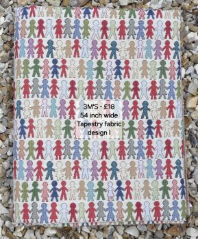 3 metre length of premium quality tapestry fabric. Design l.