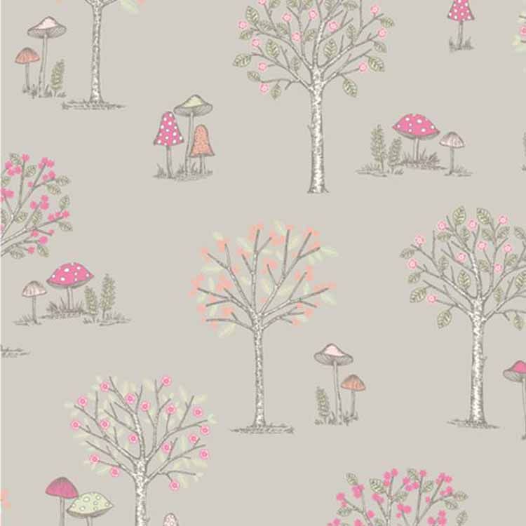 LF055 WOODLAND FOREST TAUPE by Chatham Glyn Crafty Fabrics