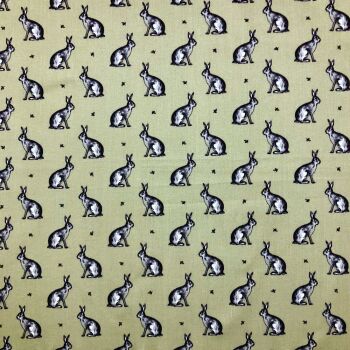 LF059 BEATRIX BUNNY SAGE by Chatham Glyn Crafty Fabrics