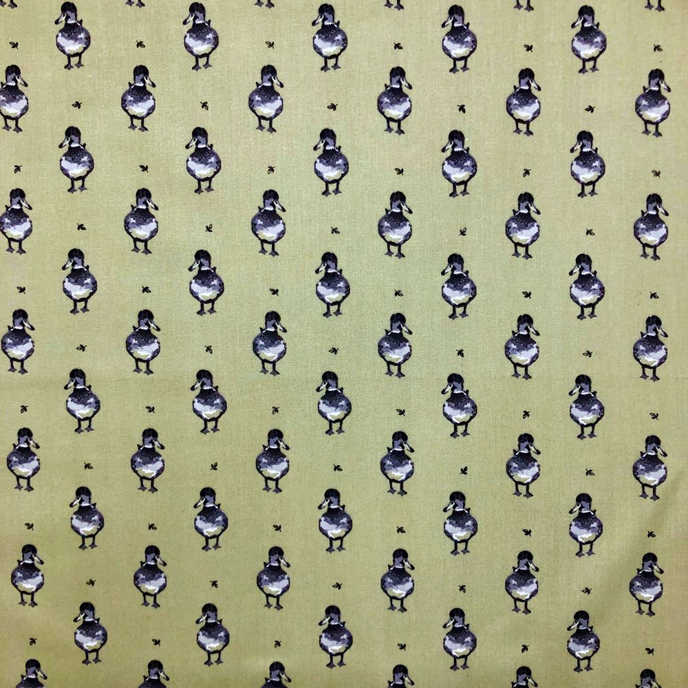 LF064 DELILAH DUCK SAGE by Chatham Glyn Crafty Fabrics