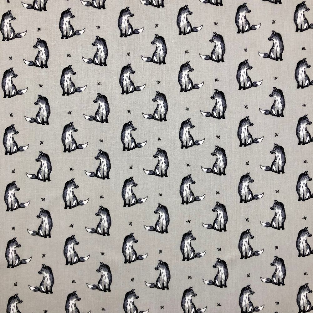 LF066 FELIX FOX GREY by Chatham Glyn Crafty Fabrics
