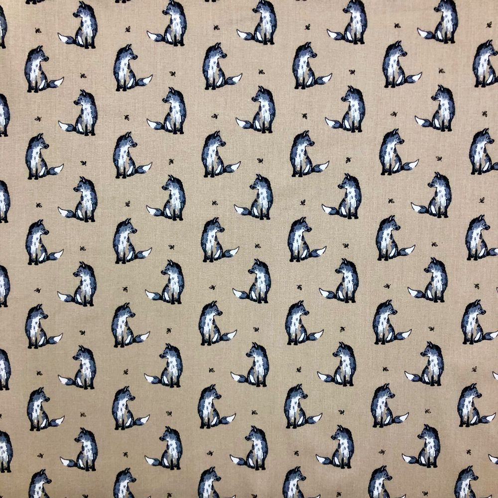 LF067 FELIX FOX NATURAL by Chatham Glyn Crafty Fabrics