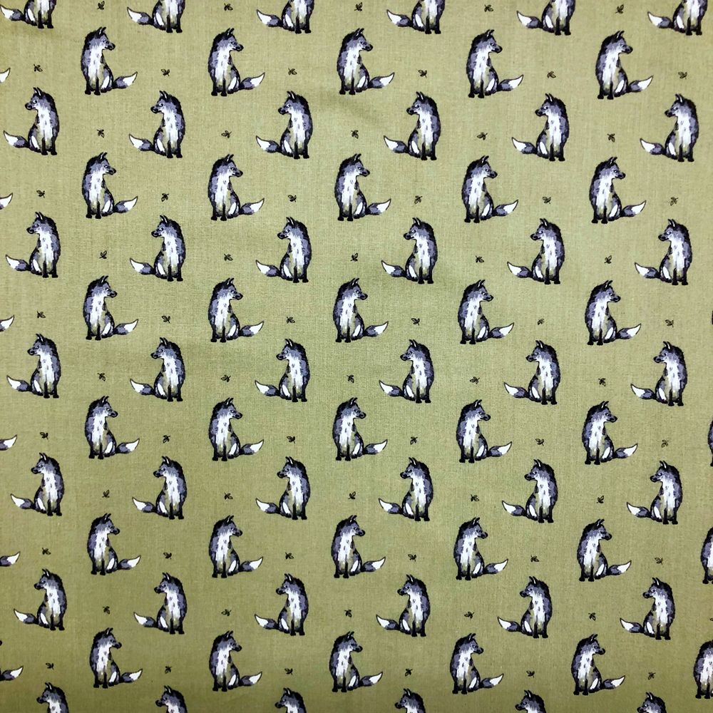 LF069 FELIX FOX SAGE by Chatham Glyn Crafty Fabrics