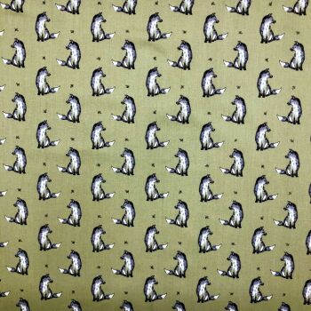 LF069 FELIX FOX SAGE by Chatham Glyn Crafty Fabrics