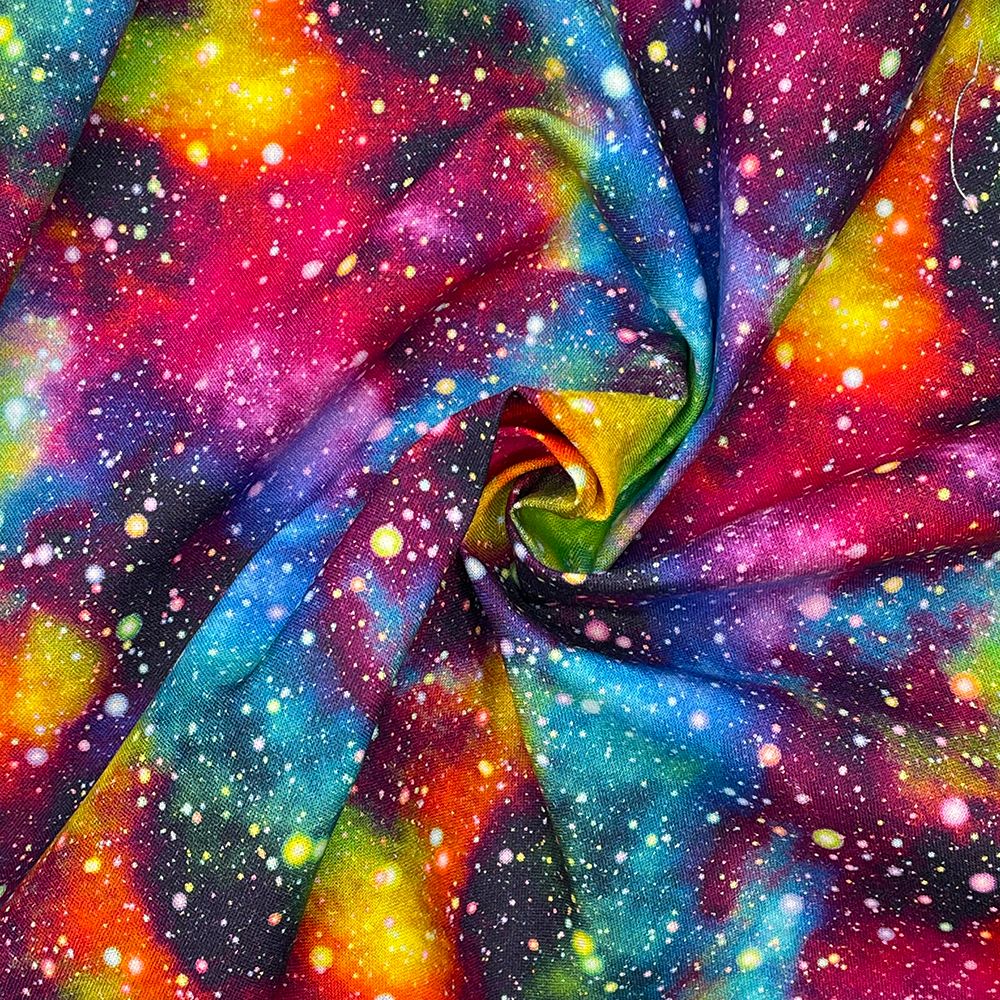 CC154 - Space 6  140cm wide Crafty Cottons Digitally Printed 100% Cotton Fabric