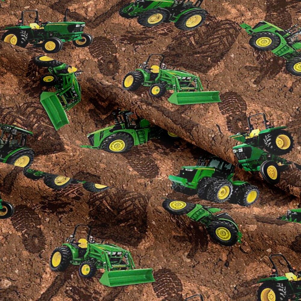 CC421 - Tractors  140cm wide Crafty Cottons Digitally Printed 100% Cotton Fabric