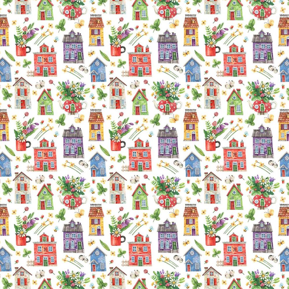 CC439 - Fairytale  140cm wide Crafty Cottons Digitally Printed 100% Cotton Fabric