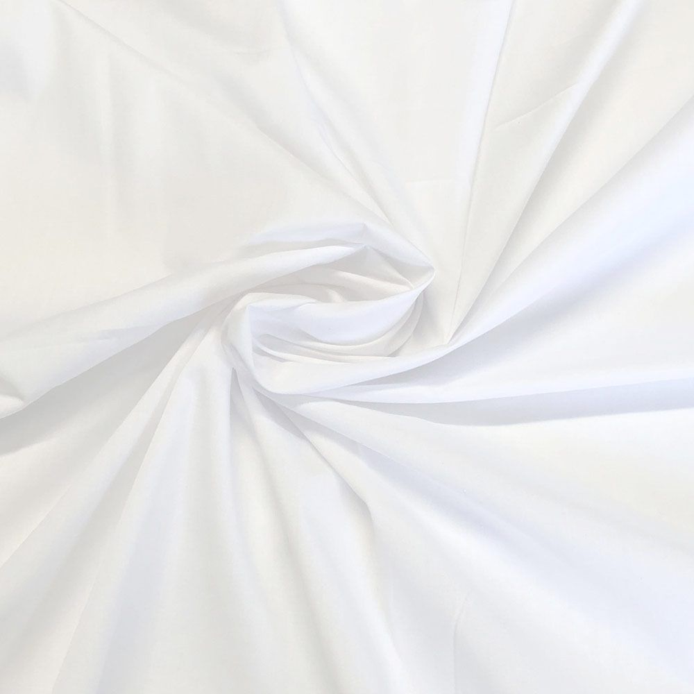 EXTRA WIDE 94 INCH 100% COTTON WHITE 3 M PRE CUT LENGTH