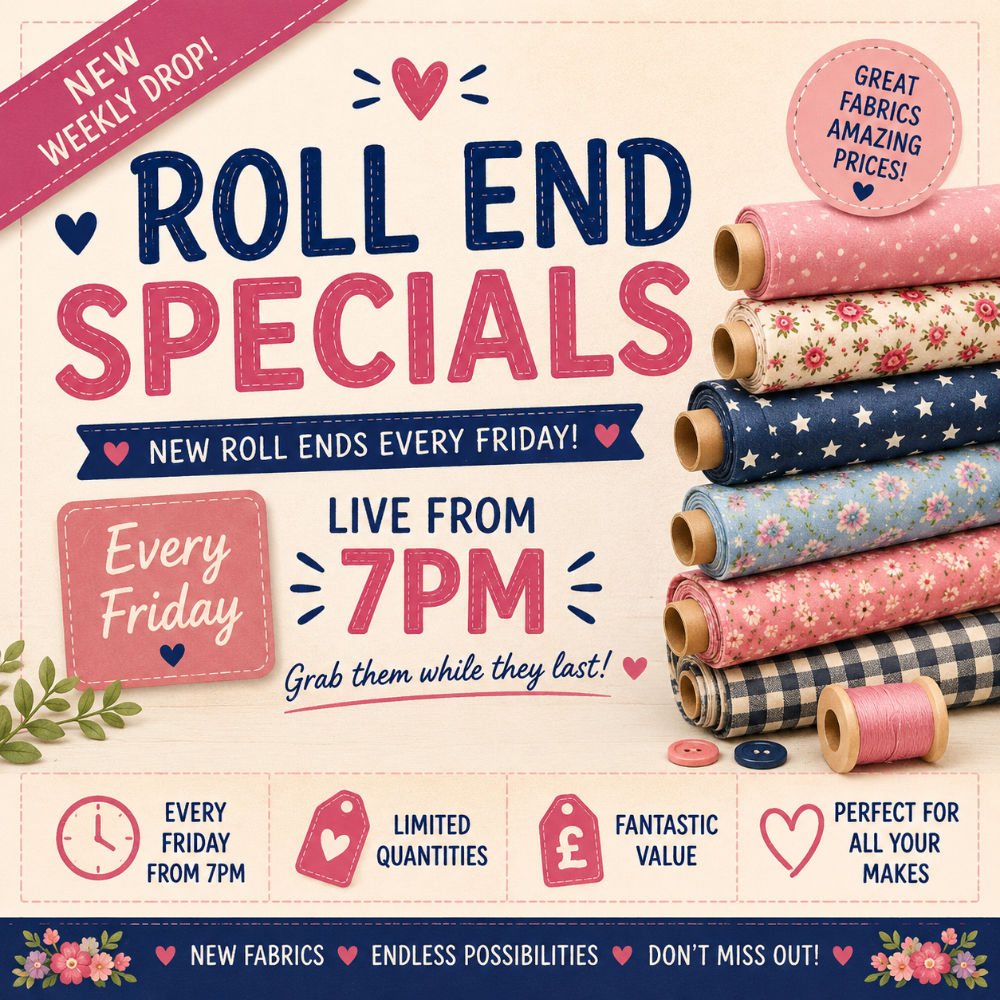 Fabric Specials Friday @ 7pm