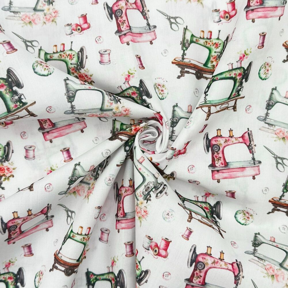 3 Metre pre cut length - 80/20 Polycotton &ndash; [DESIGN 2] &ndash; 112cm Wide