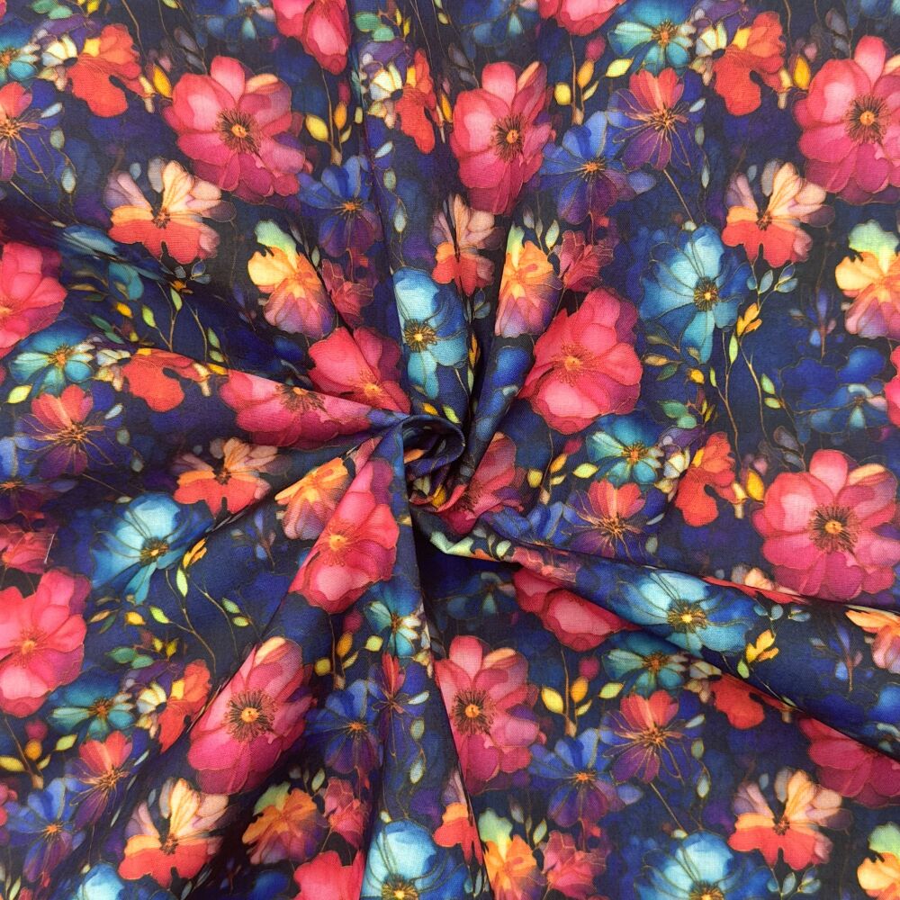3 Metre pre cut length - 80/20 Polycotton &ndash; [DESIGN 4] &ndash; 112cm Wide