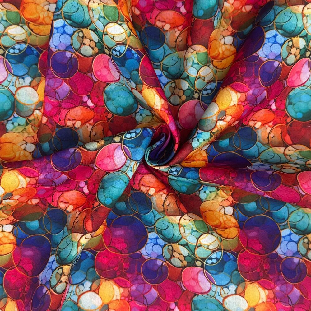 3 Metre pre cut length - 80/20 Polycotton &ndash; [DESIGN 6] &ndash; 112cm Wide