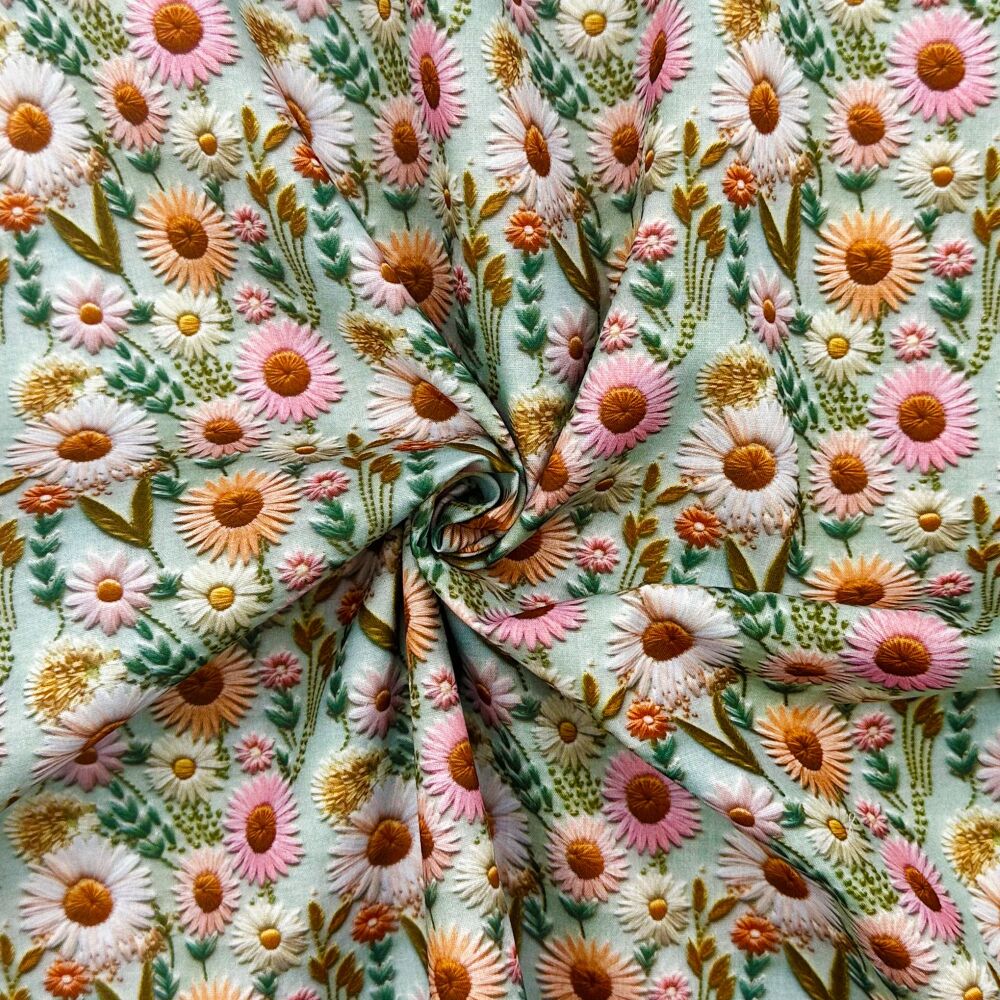 3 Metre pre cut length - 80/20 Polycotton &ndash; [DESIGN 8] &ndash; 112cm Wide