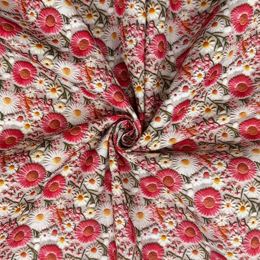 3 Metre pre cut length - 80/20 Polycotton &ndash; [DESIGN 9] &ndash; 112cm Wide