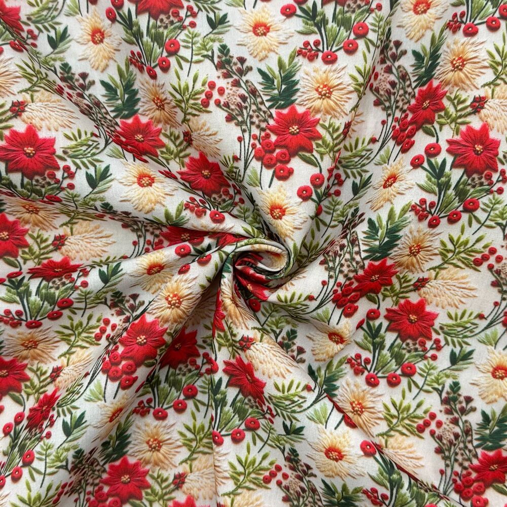 3 Metre pre cut length - 80/20 Polycotton &ndash; [DESIGN 11] &ndash; 112cm Wide