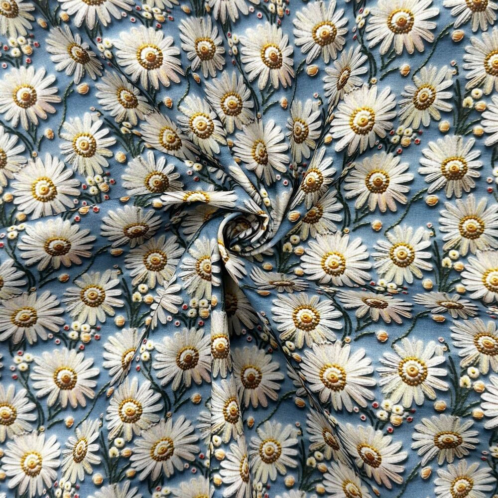 3 Metre pre cut length - 80/20 Polycotton &ndash; [DESIGN 12] &ndash; 112cm Wide