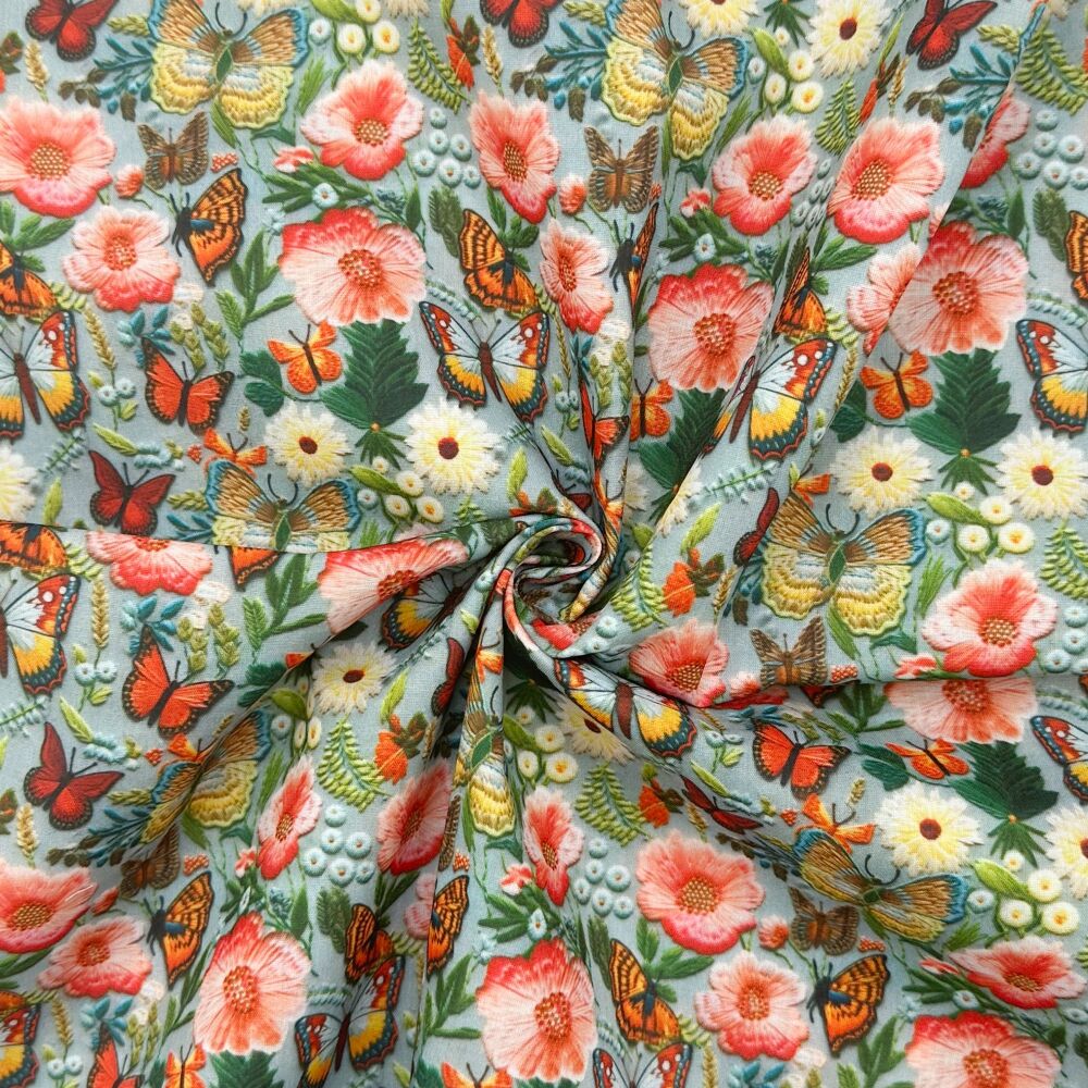 3 Metre pre cut length - 80/20 Polycotton &ndash; [DESIGN 15] &ndash; 112cm Wide
