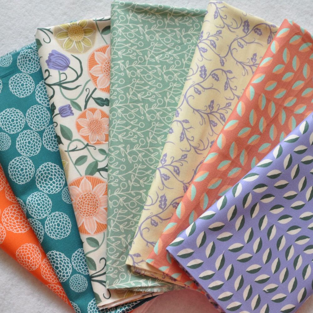 7 X HALF METRES - By Savanna Rawson for Craft Cotton Co' 44" wide.