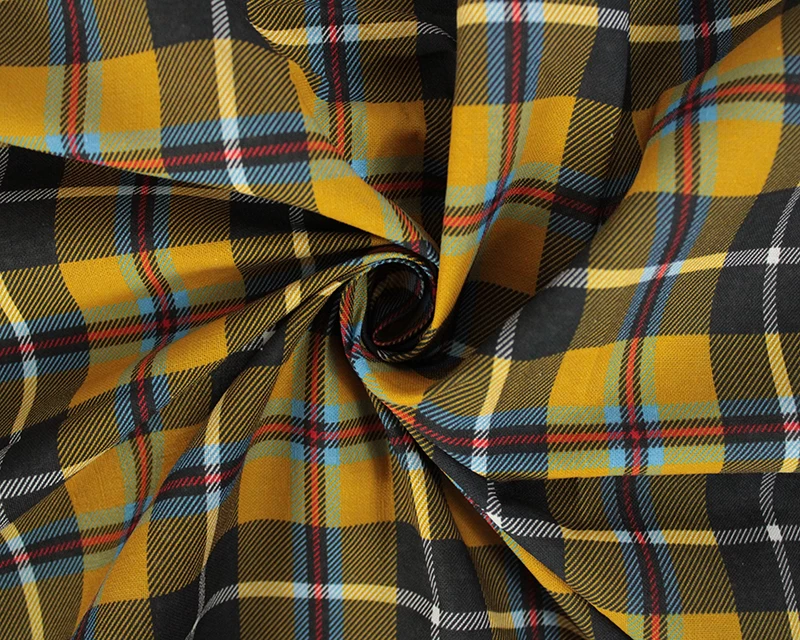 3 Metre pre cut length - 80/20 Polycotton &ndash; [DESIGN 103 Check] &ndash; 112cm Wide