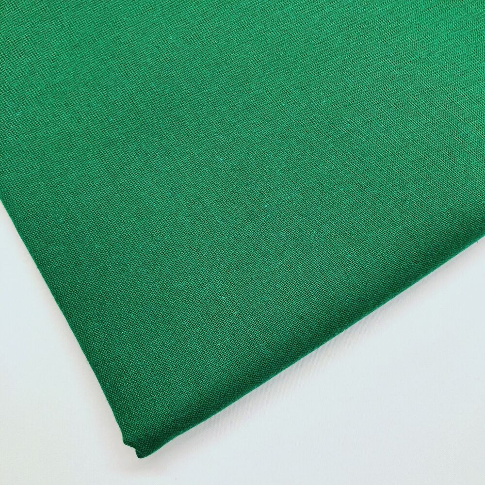 Plain Lifestyle Cotton Fabric &ndash; [EMERALD GREEN] | 100% Cotton | 150cm Wide | OEKO TEX