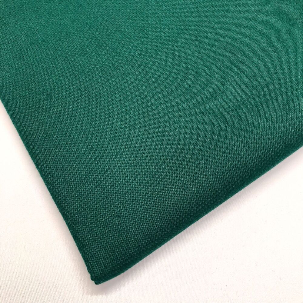 Plain Lifestyle Cotton Fabric &ndash; [BOTTLE GREEN] | 100% Cotton | 150cm Wide | OEKO TEX