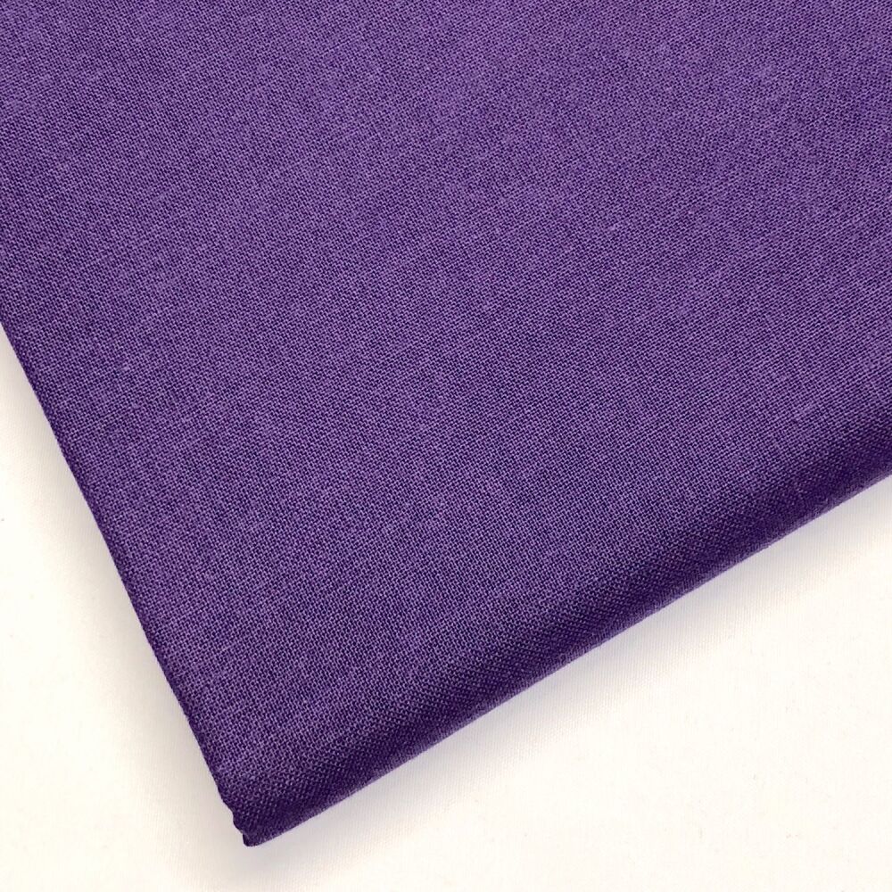 Plain Lifestyle Cotton Fabric &ndash; [PURPLE] | 100% Cotton | 150cm Wide | OEKO TEX