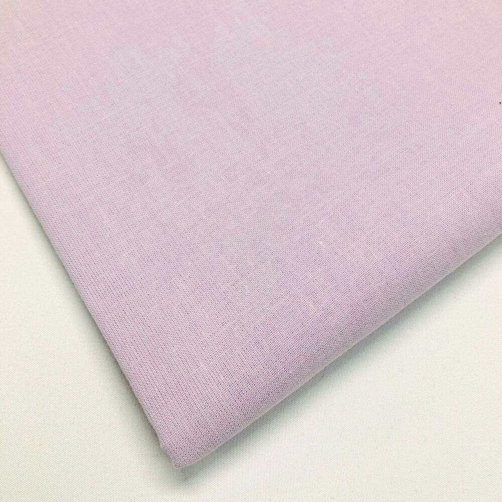 Plain Lifestyle Cotton Fabric &ndash; [PASTEL LILAC] | 100% Cotton | 150cm Wide | OEKO TEX