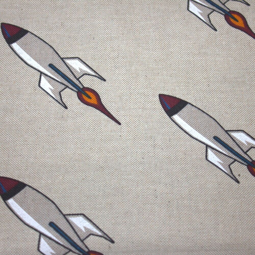 Crafty Linen Fabric - 3 Metre Pre-Cut Length | Linen Look Fabric | 140cm Wide [Rockets]