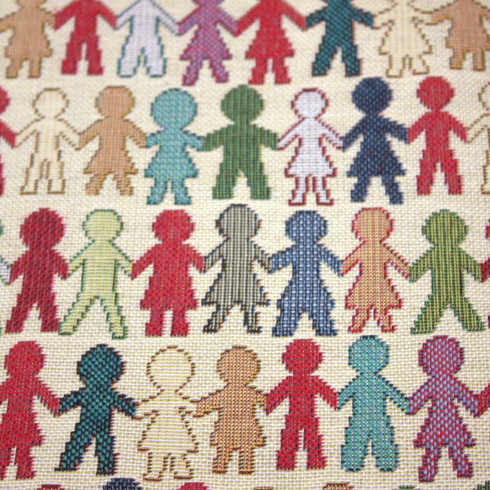 Chatham Glyn Crafty Fabrics Tapestry  Fabric - 3 Metre Pre-Cut Length  140cm Wide [Paper chain people]