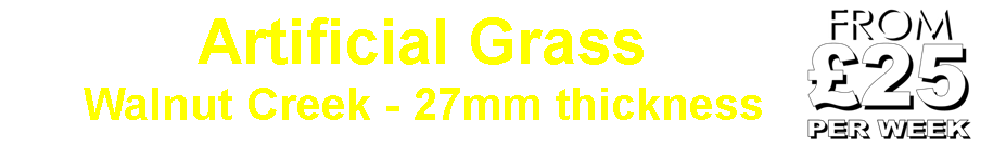 Quality artificial grass from £25 per week with Carpets Weekly
