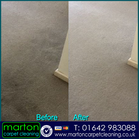Rental property in Coulby Newham. Carpets cleaned and deodourised by Manor Carpet Cleaning