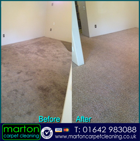 Rental property in Ormesby, Middlesbrough. Carpets cleaned by Manor Carpet Cleaning