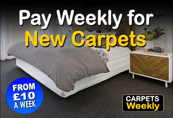 Pay weekly for new carpets