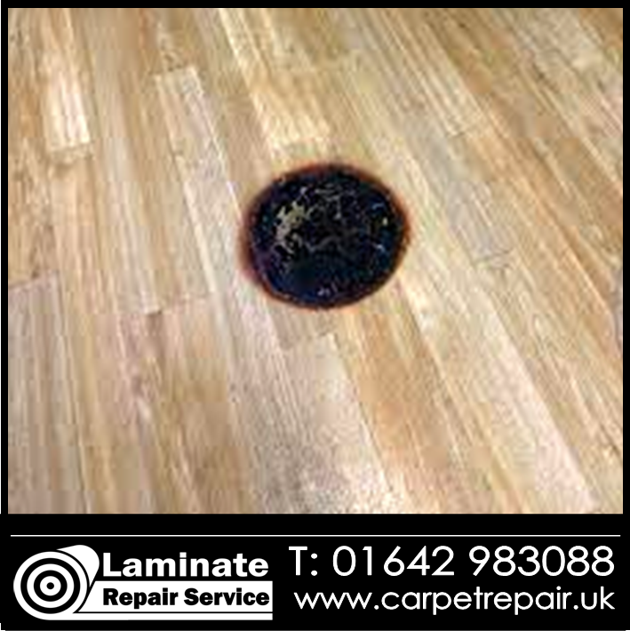Laminate burn  repair service in Cleveland, North Yorkshire and County Durham