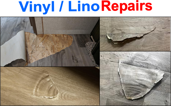 Vinyl and Lino repairs in Cleveland, North Yorkshire and County Durham