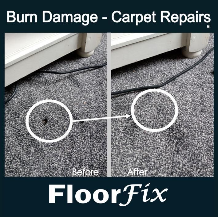Cigarette burn carpet repair 6
