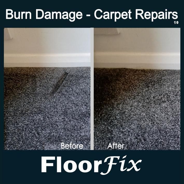 Cigarette burn carpet repair 10