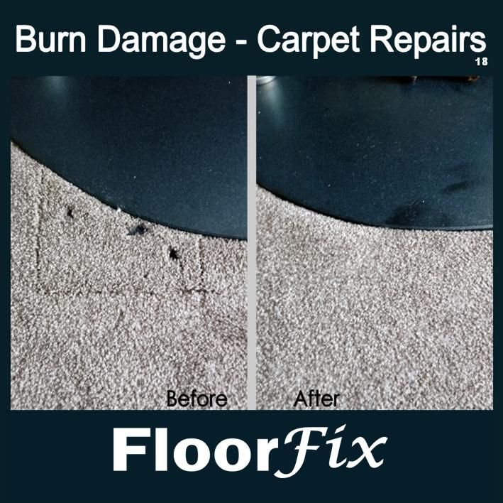 Cigarette burn carpet repair 18