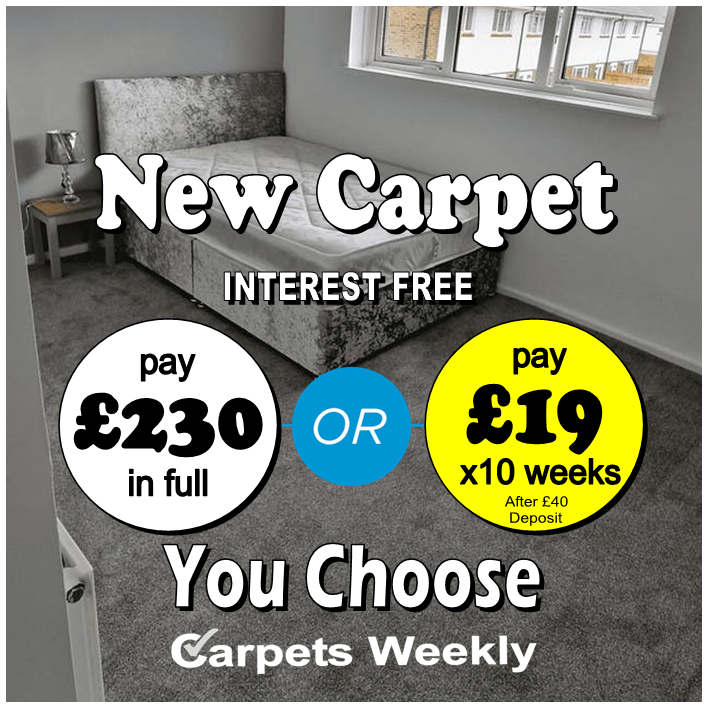 Bedroom carpet only Â£19 from Carpets Weekly, Stockton on Tees